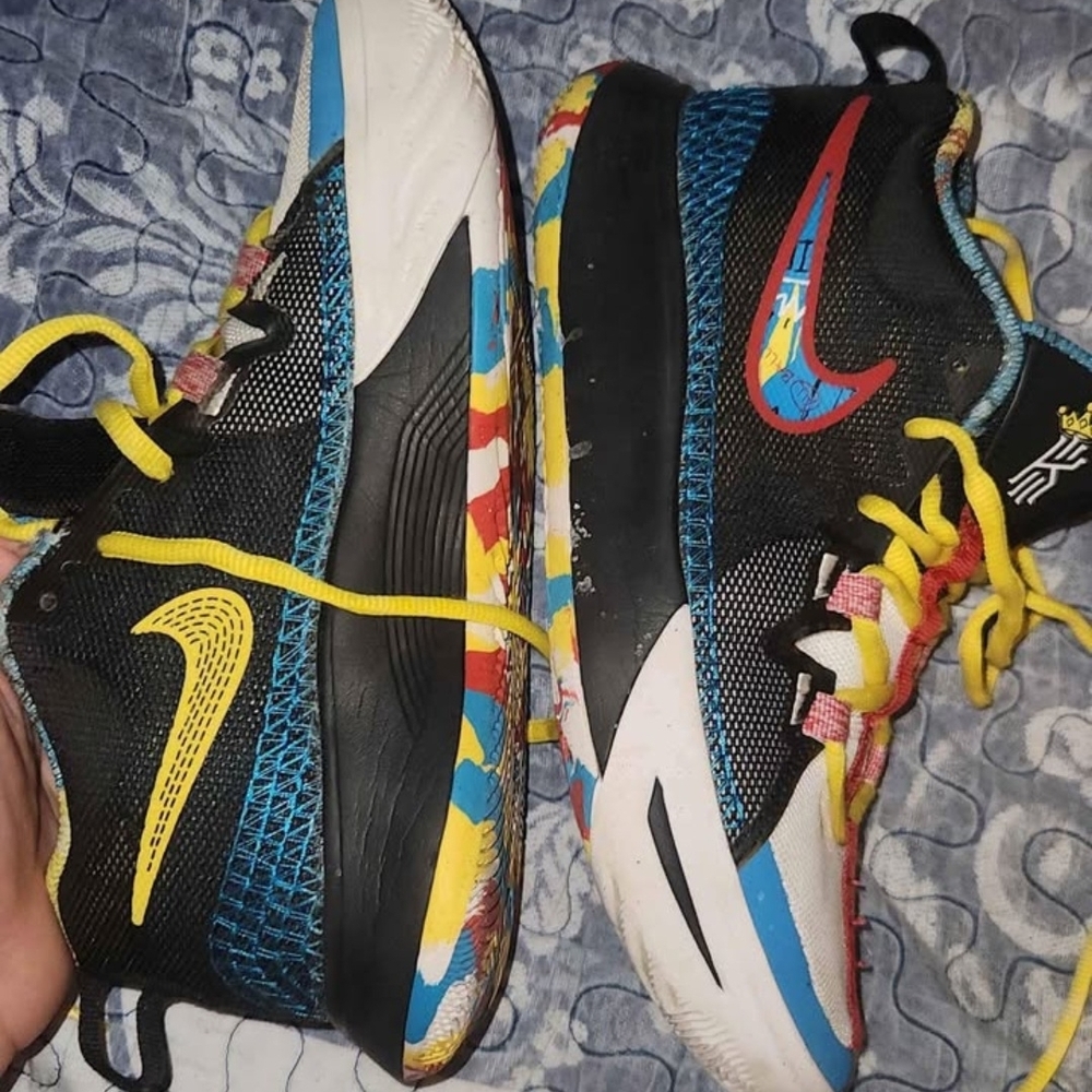 Nike Kids Sneakers - Black, Yellow, Blue